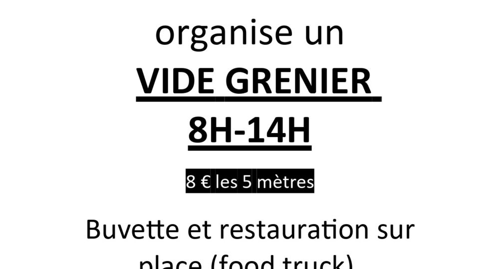 Vide Grenier Cassagnoles_Cassagnoles