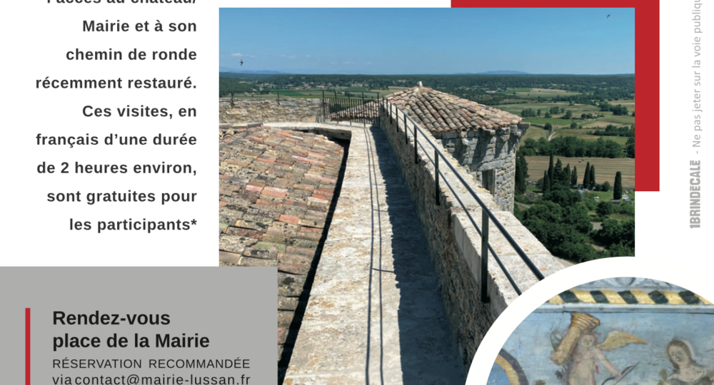 Visites guidées de Lussan et de son Château