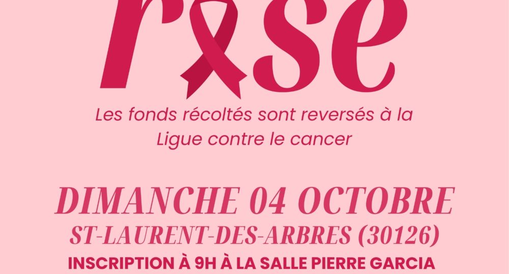 Octobre rose à St Laurent des Arbres_Saint-Laurent-des-Arbres