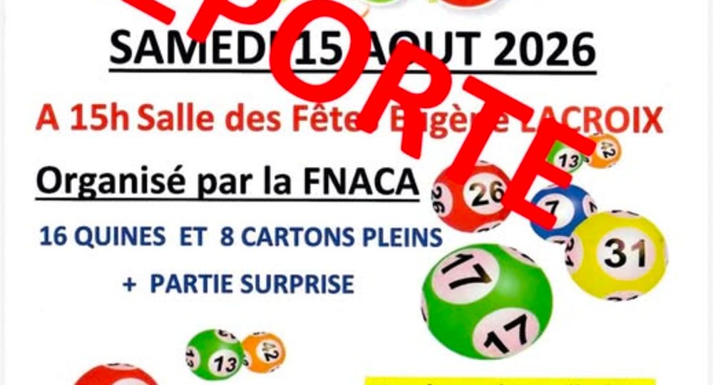 Reporté - Loto des associations d'Aramon_Aramon