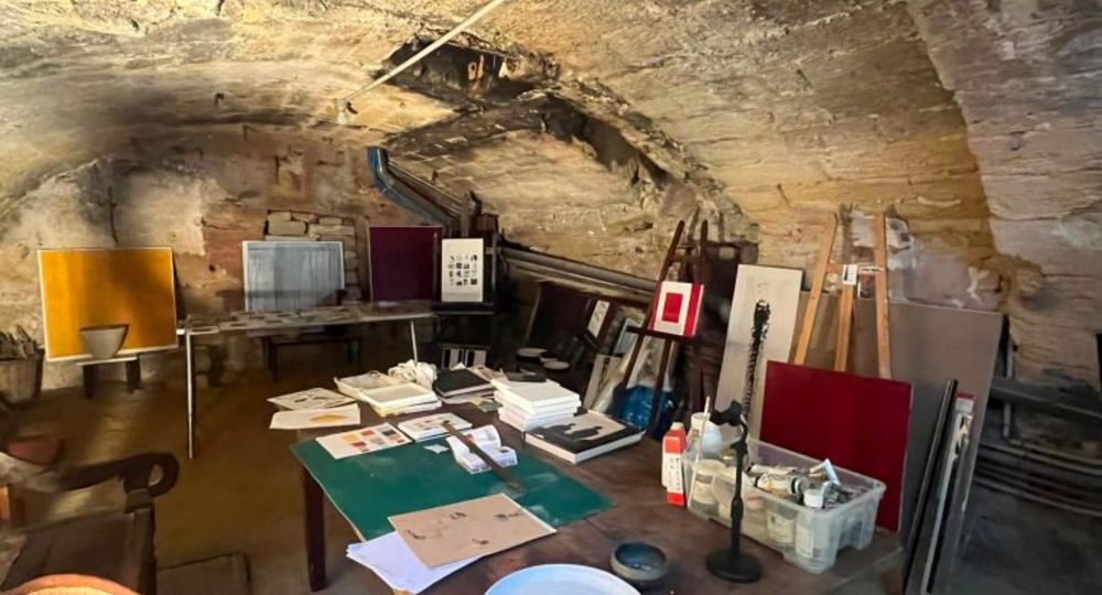 Journées Nationales des Artistes -Gilly Beal ouvre son atelier_Saint-Siffret