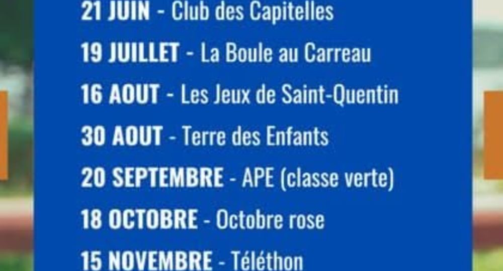 Vide-grenier au profit de l'association La Boule au Carreau_Saint-Quentin-la-Poterie