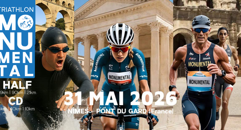 Triathlon Monumental Nîmes Pont du Gard_Remoulins