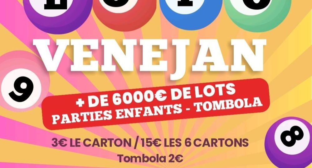 Loto du Sou des écoles à Vénéjan_Vénéjan