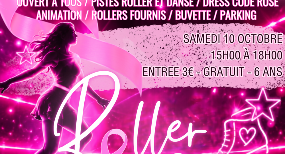 Roller party octobre rose