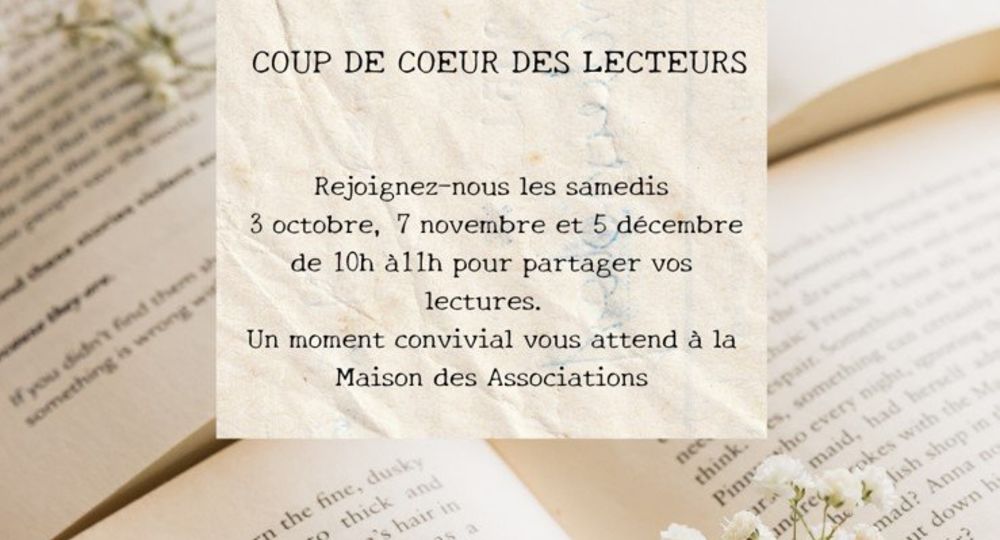 Rendez-vous Littéraires- coup de coeur des lecteurs Castillon-du-Gard