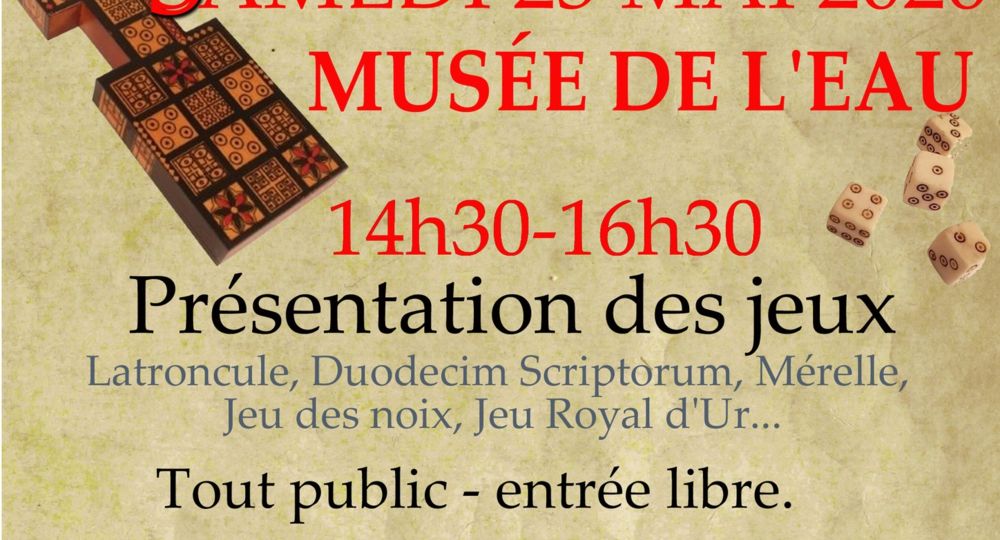 Animation Jeux de table antiques et médiévaux_Bellegarde