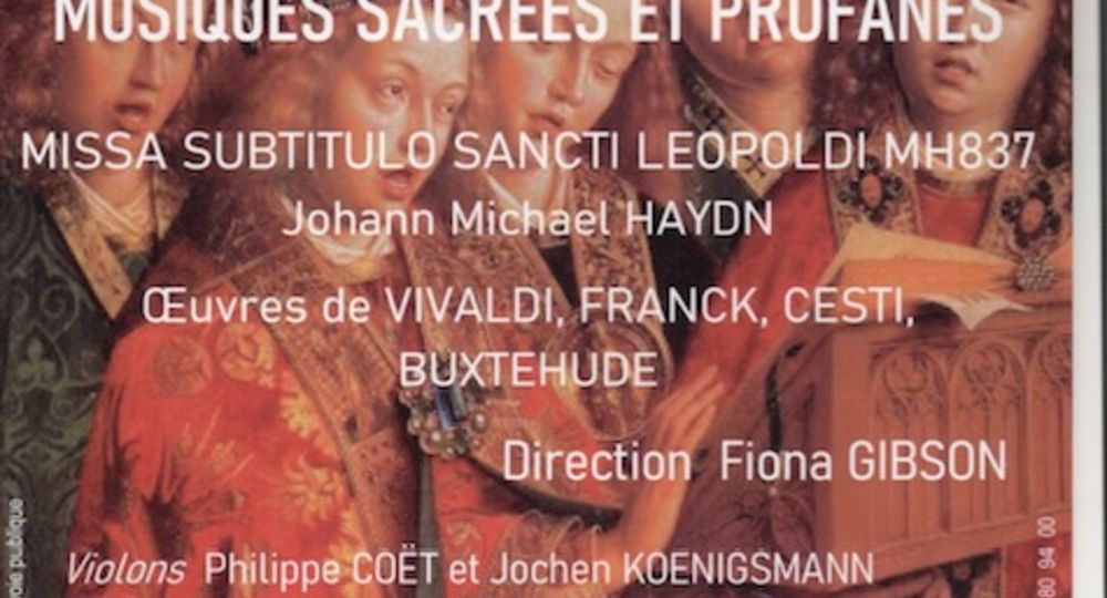 Musiques sacrées et profanes par l'ensemble vocal Li Voues de Bagnou_Cornillon