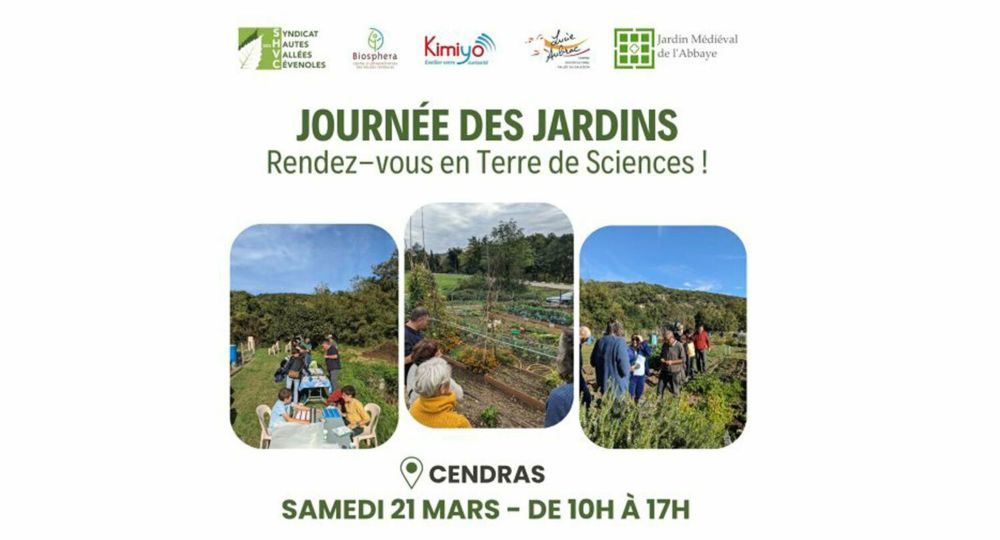 Journée des jardins - Rendez-vous en Terres de Sciences !