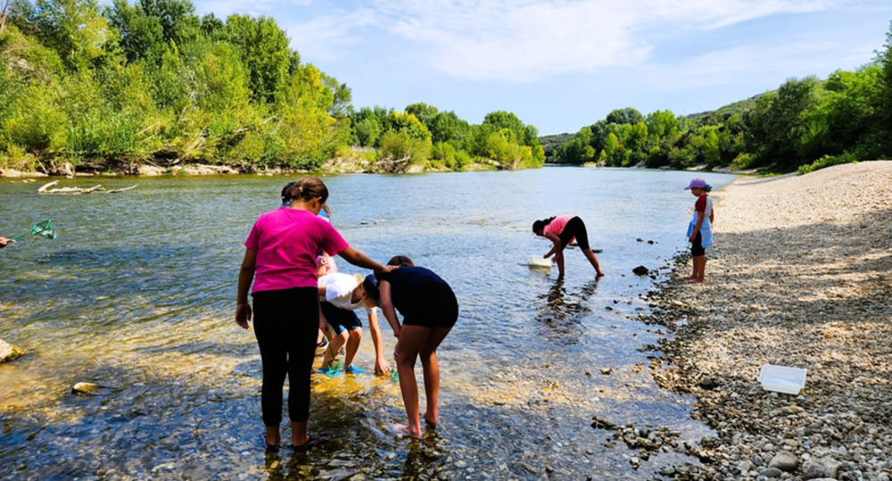 Les pieds dans l'eau