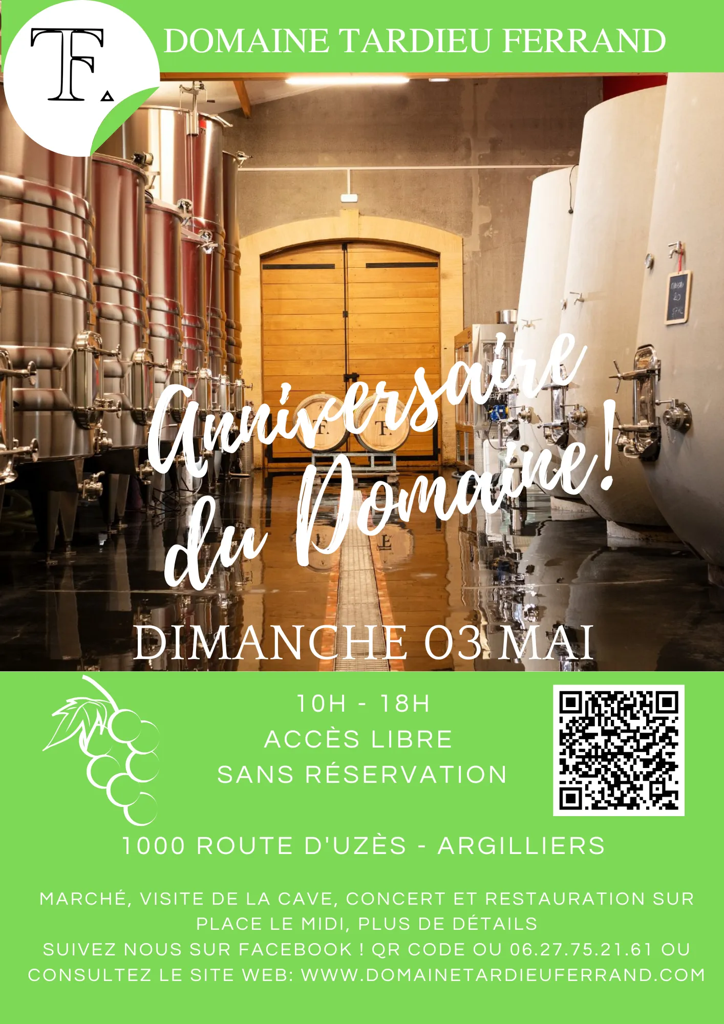 Anniversaire du domaine