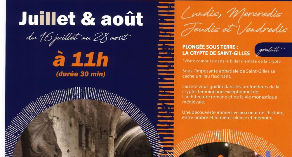 Visite guidée : La crypte de l'abbatiale de Saint-Gilles_Saint-Gilles