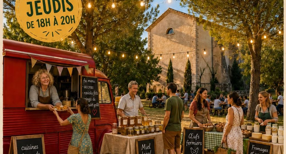 Petit Marché Festif à Bouquet