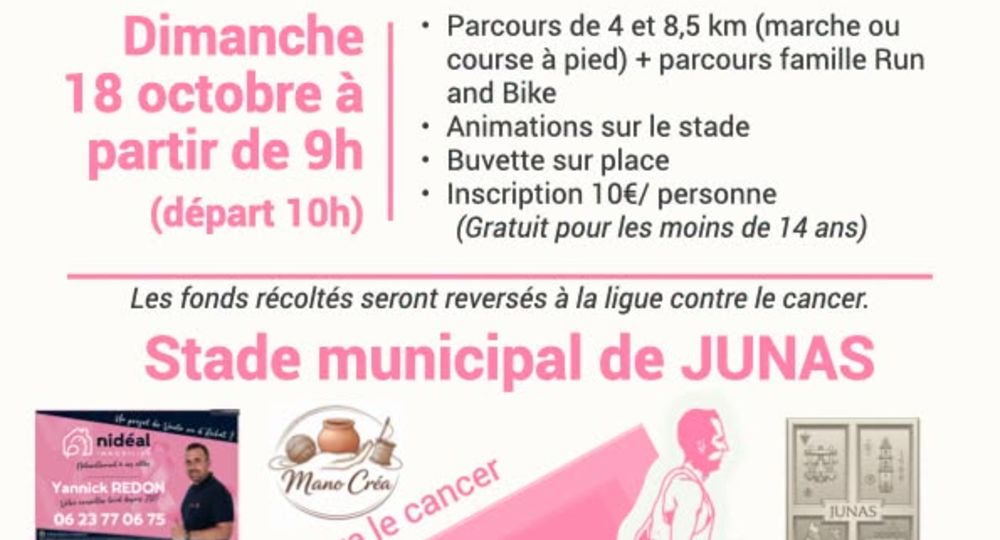 Affiche Octobre Rose : mobilisons-nous contre le cancer