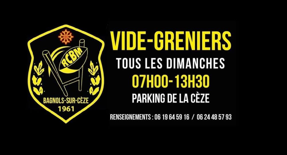 vide grenier du rugby Club à Bagnols_Bagnols-sur-Cèze