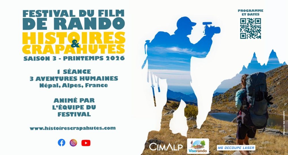 Festival du film de Rando HISTOIRES & CRAPAHUTES Saison 3_Nîmes