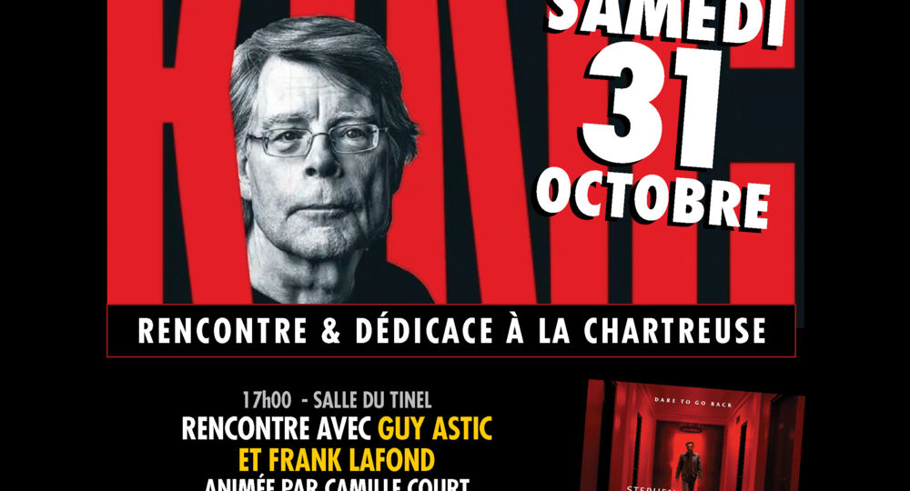 Soirée Stephen King à Villeneuve Lez Avignon le 31 octobre !