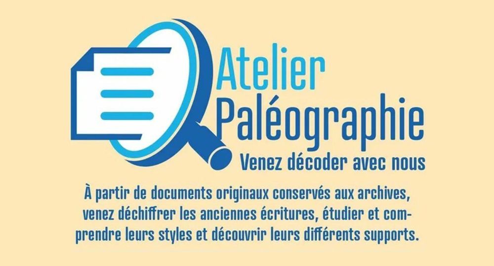 Ateliers Paléographie