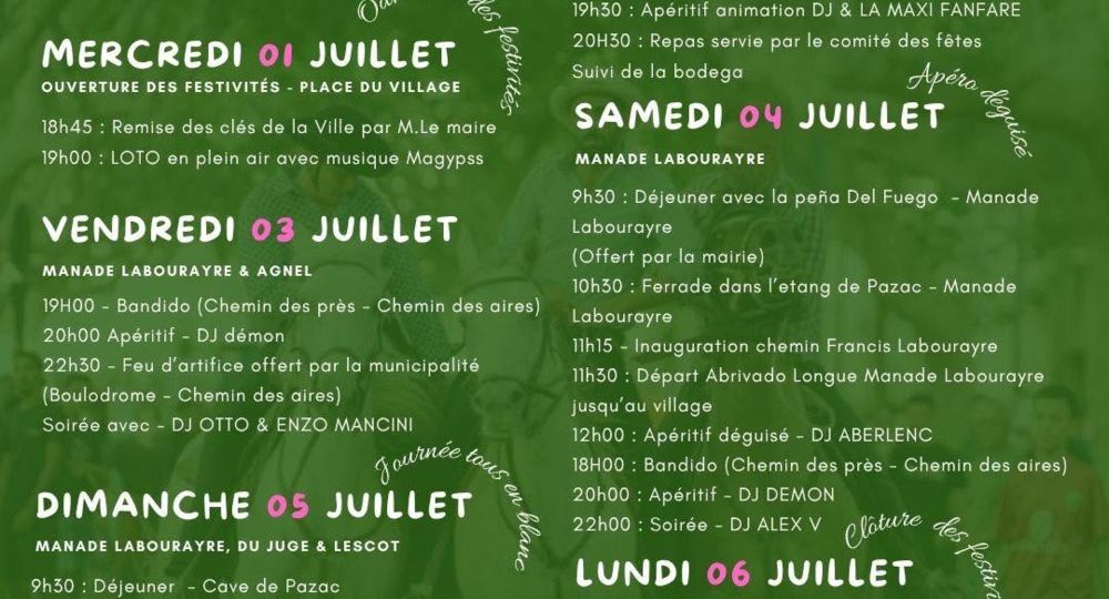 Fête votive de Meynes