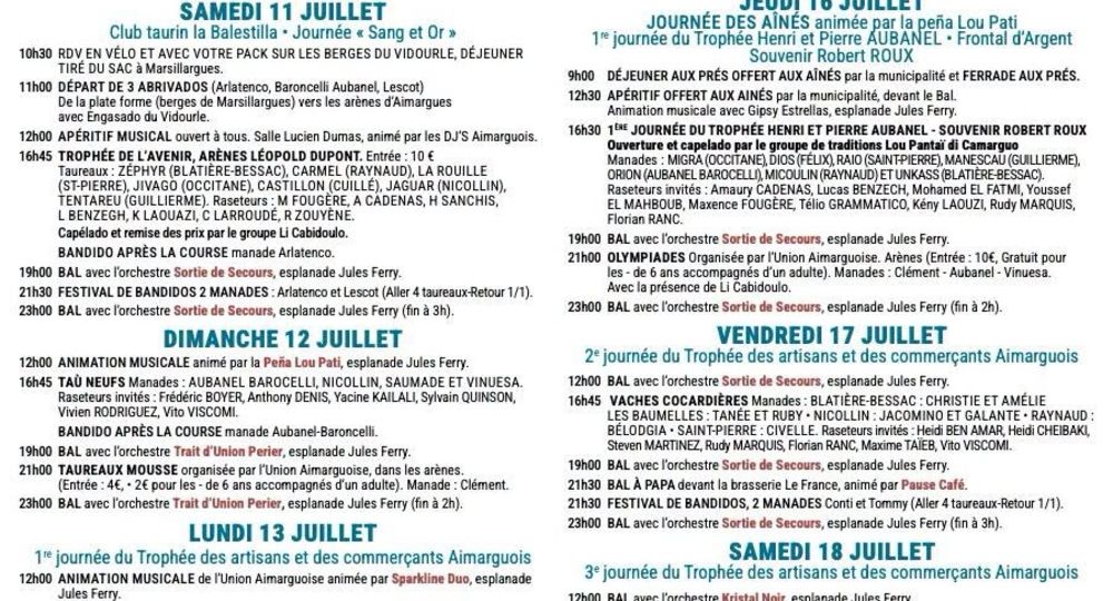 Fête votive d'Aimargues_Aimargues