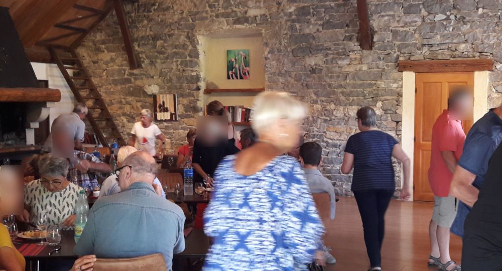 Salle de restaurant de goupe privative Gard