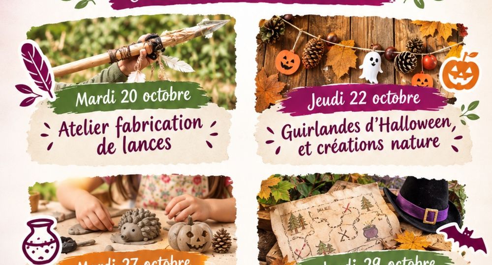 Ateliers enfants - Vacances de Toussaint_Vézénobres