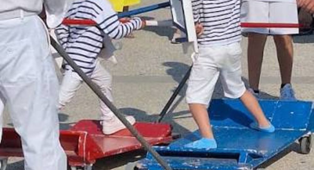 Tournoi de joutes sur chariot de l'école de joutes_Le Grau-du-Roi