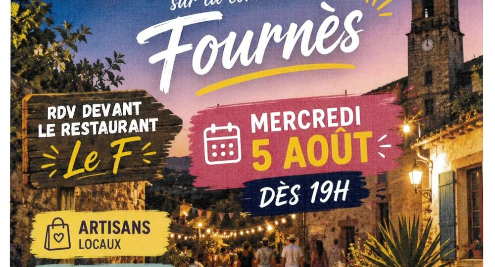 Marché nocturne - Fournès_Fournès