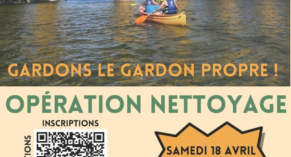 Opération nettoyage - 34 édition Gardons le Gardon propre !