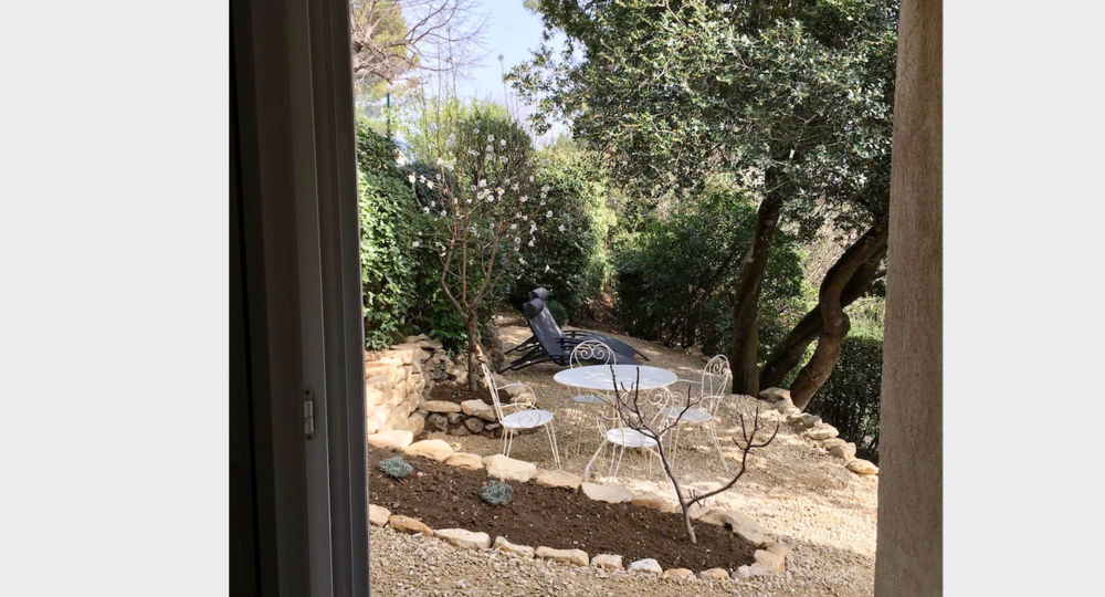 Jardin vu de la chambre