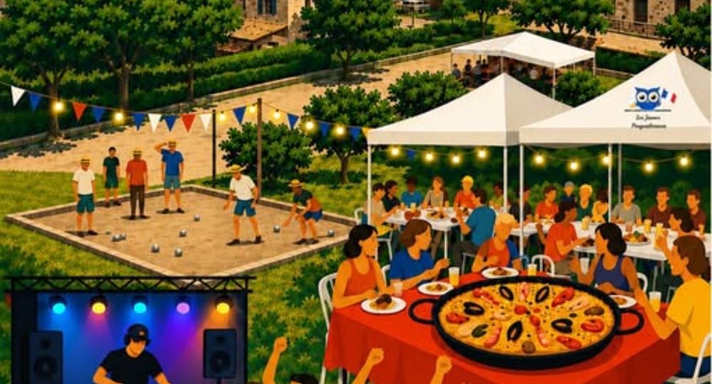 Fête du 13 Juillet à Pougnadoresse