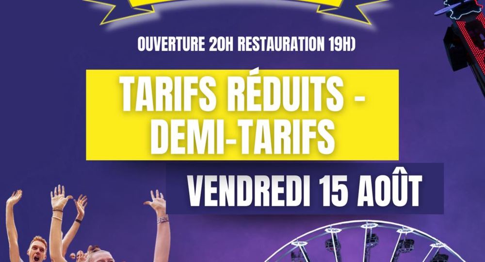 Luna parc Amigoland Soirée Tarif réduit et demi tarif_Le Grau-du-Roi