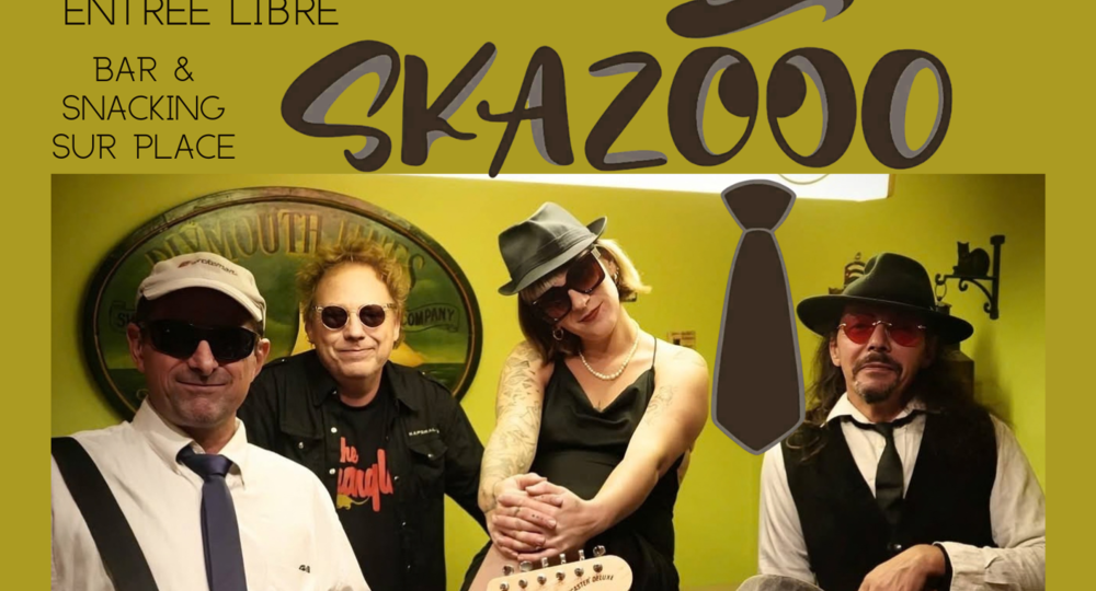 Concert Live ! Les Skazooo à la Brasserie La Grande Casserole_Cornillon