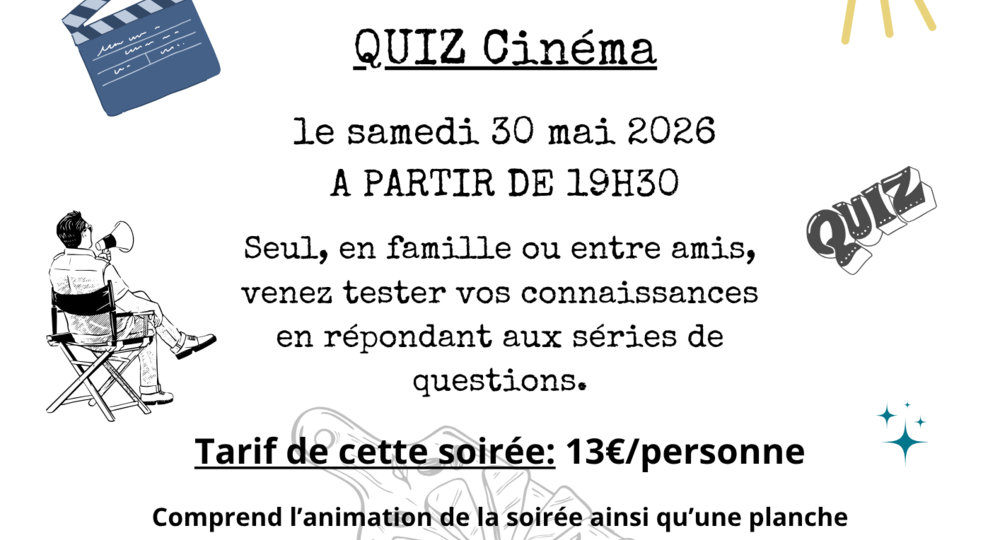 Soirée Quiz cinéma