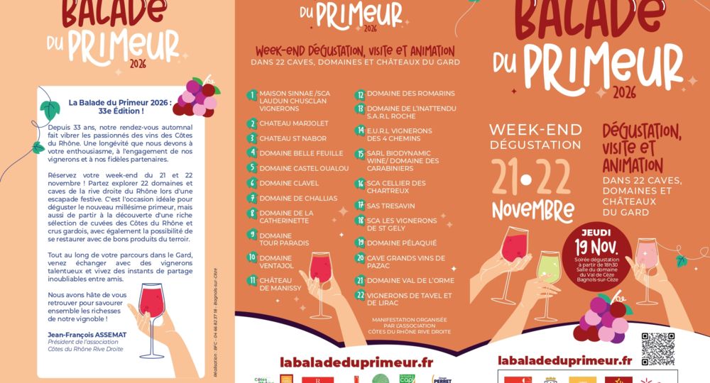 Week end portes ouvertes de la Balade du Primeur_Bagnols-sur-Cèze