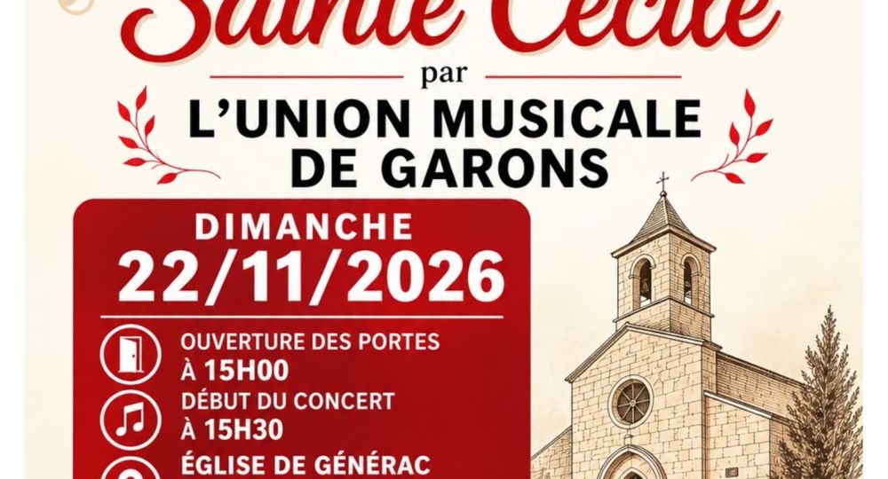 Concert de la Sainte Cécile_Générac