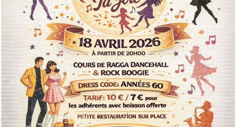 Soirée dansante Dress code : années 60 - Saze