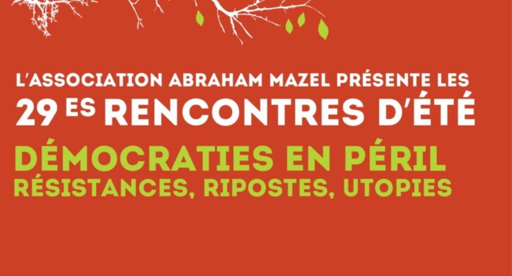 Les Rencontres d’été Abraham Mazel_Saint-Jean-du-Gard