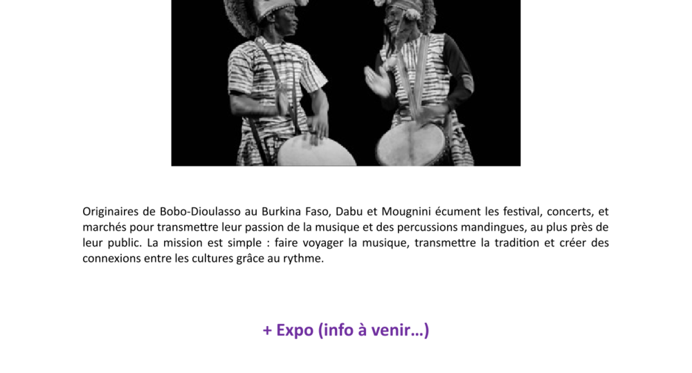 Dabu et Mougnini Dembele Band_Cros