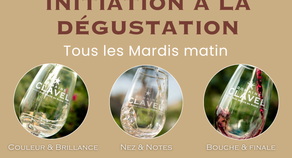Ateliers d’initiation à la dégustation au domaine Clavel_Saint-Gervais
