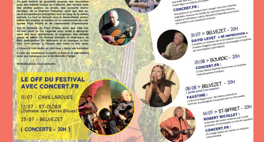 2e édition Festival Côté Jardin ou Côté Cour - Concert Diana Rauch_St Siffret