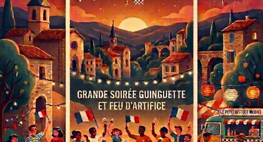 Soirée guinguette - Feu d'artifices_Bezouce