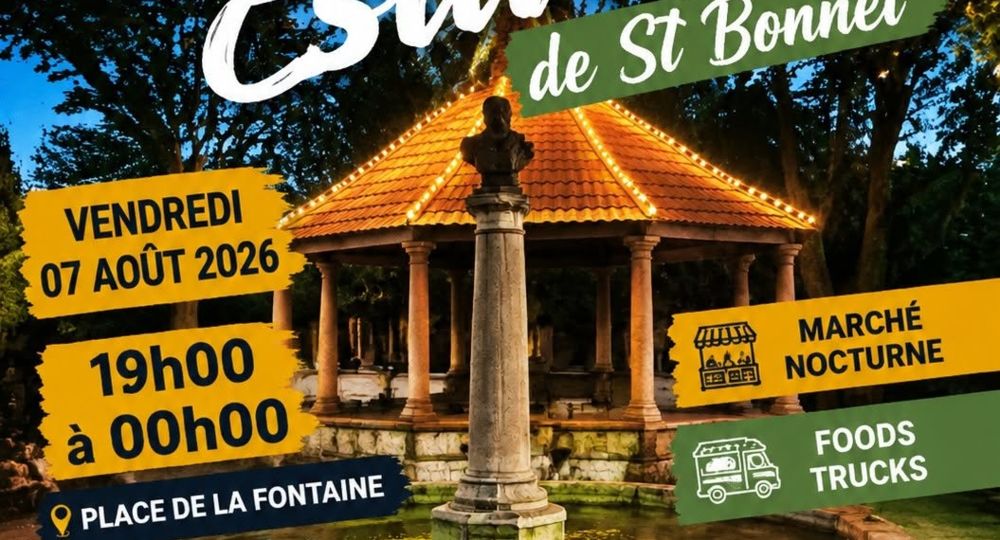 Soirées food trucks et marché nocturne_Saint-Bonnet-du-Gard