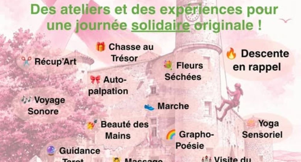 Lussan se met en rose – Octobre Rose_Lussan