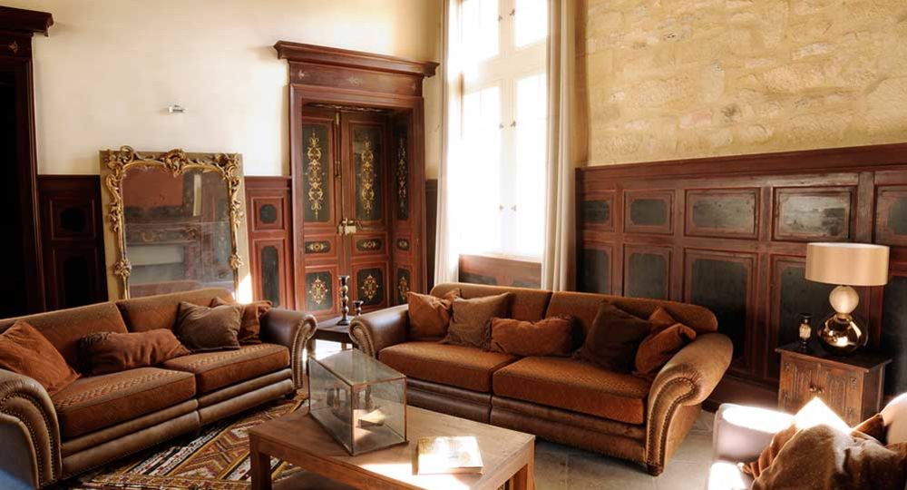 Salon de réception - Château de Pondres_Villevieille