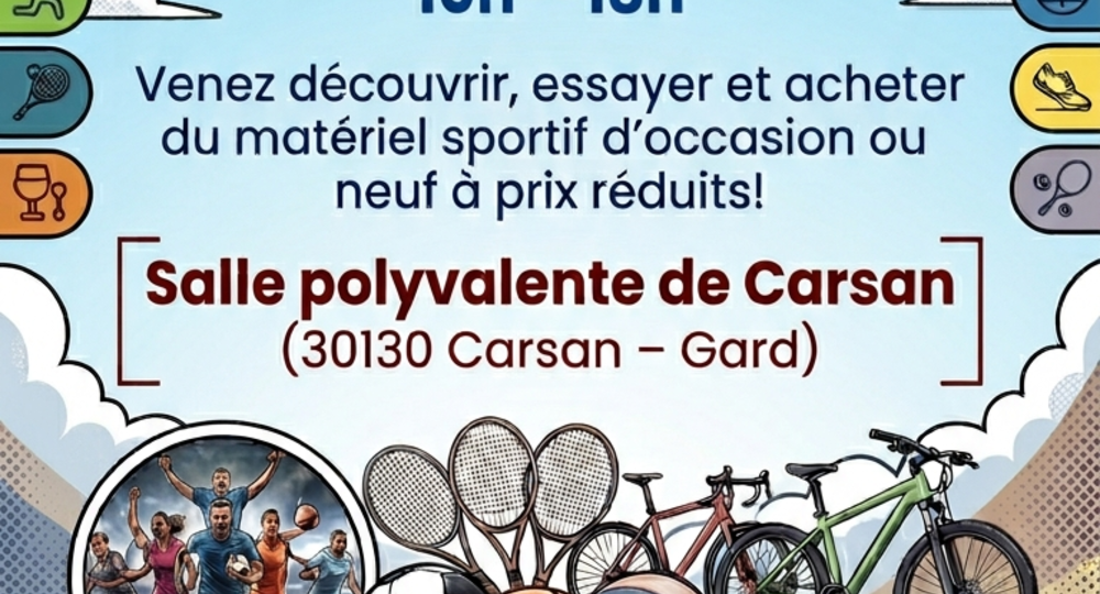 Bourse aux sports pour octobre rose_Carsan