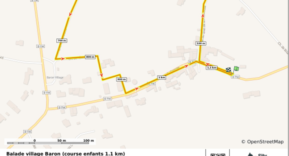 Parcours course enfants