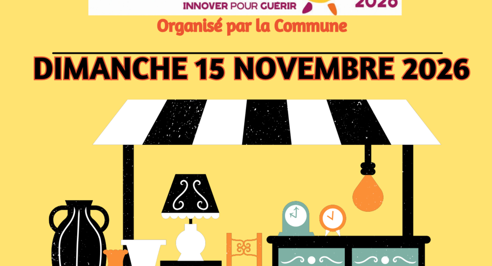Vide-grenier au profit du Téléthon