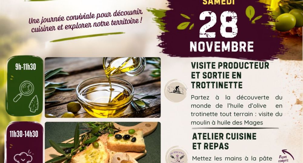Journée Escapade Gourmande - Du silex à l'huile d'olive