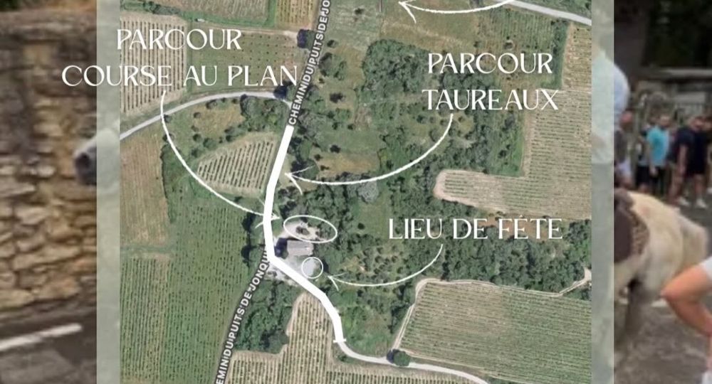 Plan Le Revivre de la fête de Castillon du Gard_Castillon-du-Gard